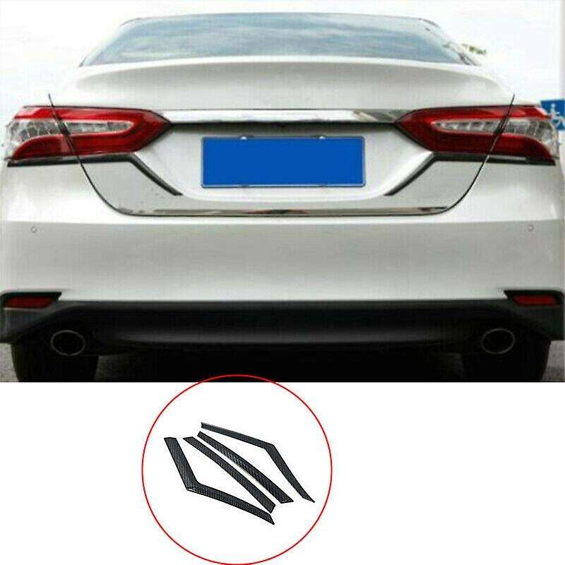 for 2018-2020 Carbon Fiber Rear Tail Light Eyebrow Molding Garnish Cover Trim