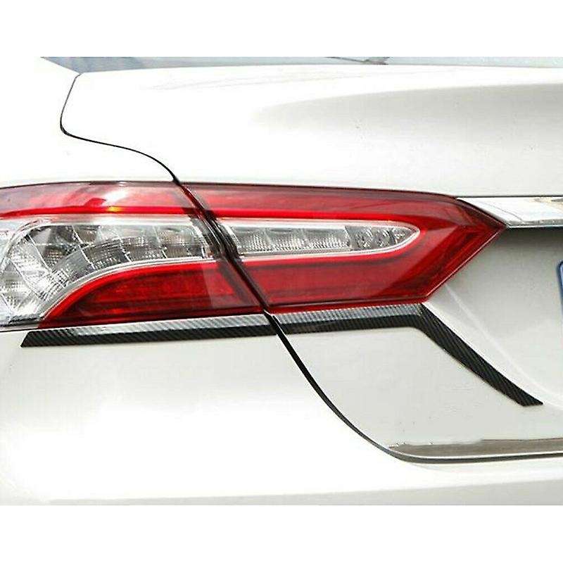 for 2018-2020 Carbon Fiber Rear Tail Light Eyebrow Molding Garnish Cover Trim