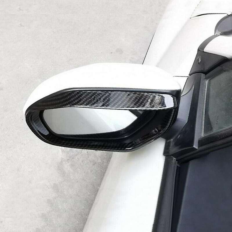 for 2018-2020 Carbon Fiber Side Mirror Rain Eyebrow Cover Trim High Quality Accessories