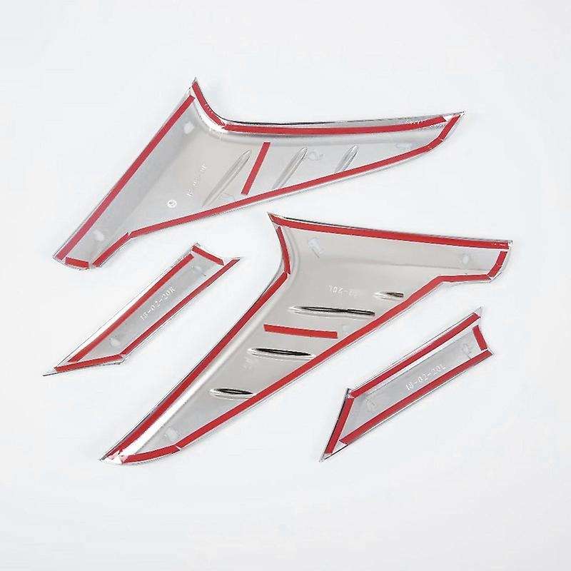 for 2018-2020 SUV ABS Chrome Plated Rear Window Spoiler Cover Trim Triple-cornered Garnish Car Acces
