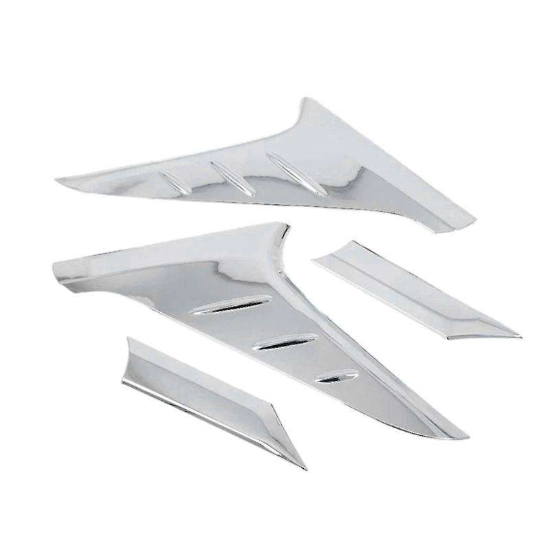 for 2018-2020 SUV ABS Chrome Plated Rear Window Spoiler Cover Trim Triple-cornered Garnish Car Acces