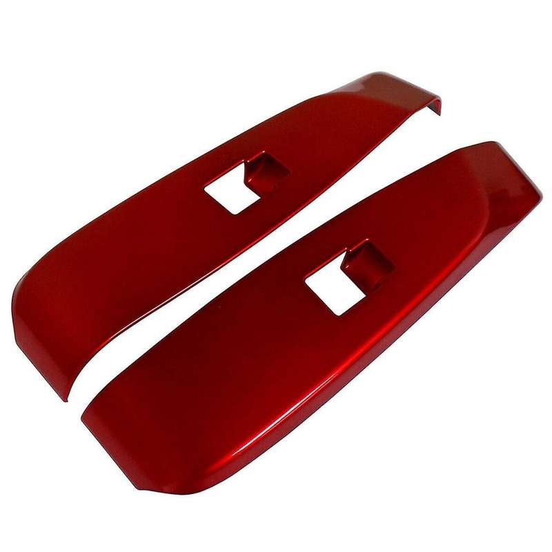 for 2018-2020 RED ABS Inner Car Door Window Lift Switch Button Panel Trim