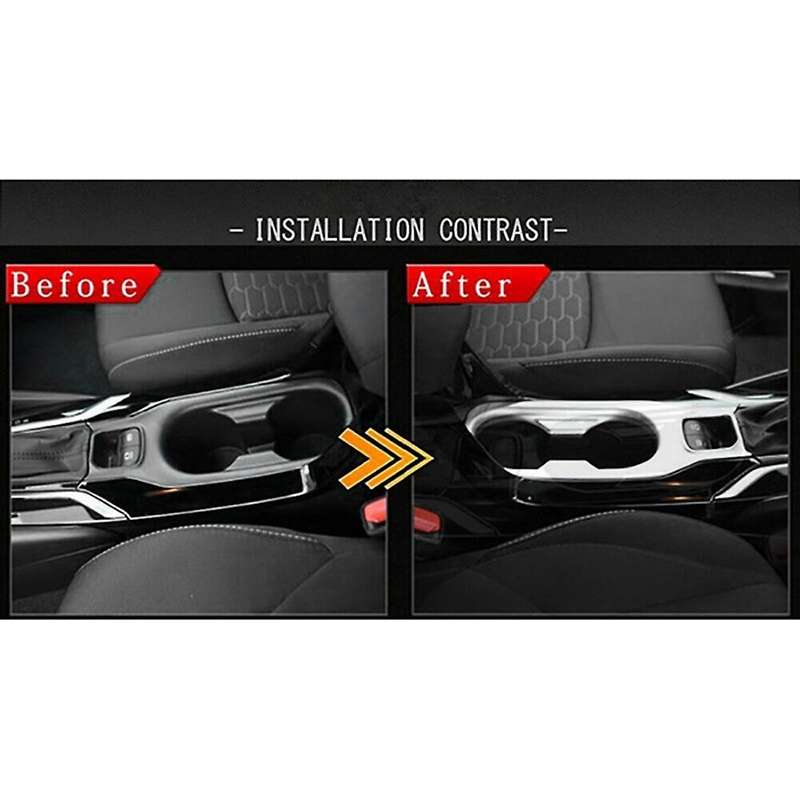 for 2018-2020 Central Control Gear Shift Cup Holder Panel Cover Trim Decorative Frame Car Accessorie