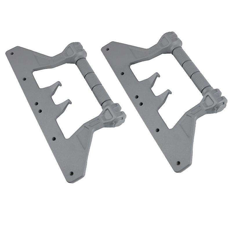 for 2018-2022 Wrangler JL JLU 2Pc Protector Bar Gray Aluminum Roll Over Handle
