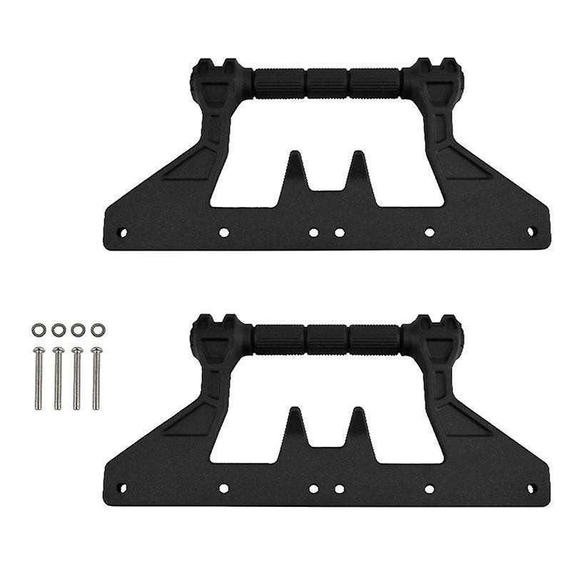 for 2018-2022 Wrangler JL JLU 2Pc Protection Bar Black Aluminum Alloy Roll Handle