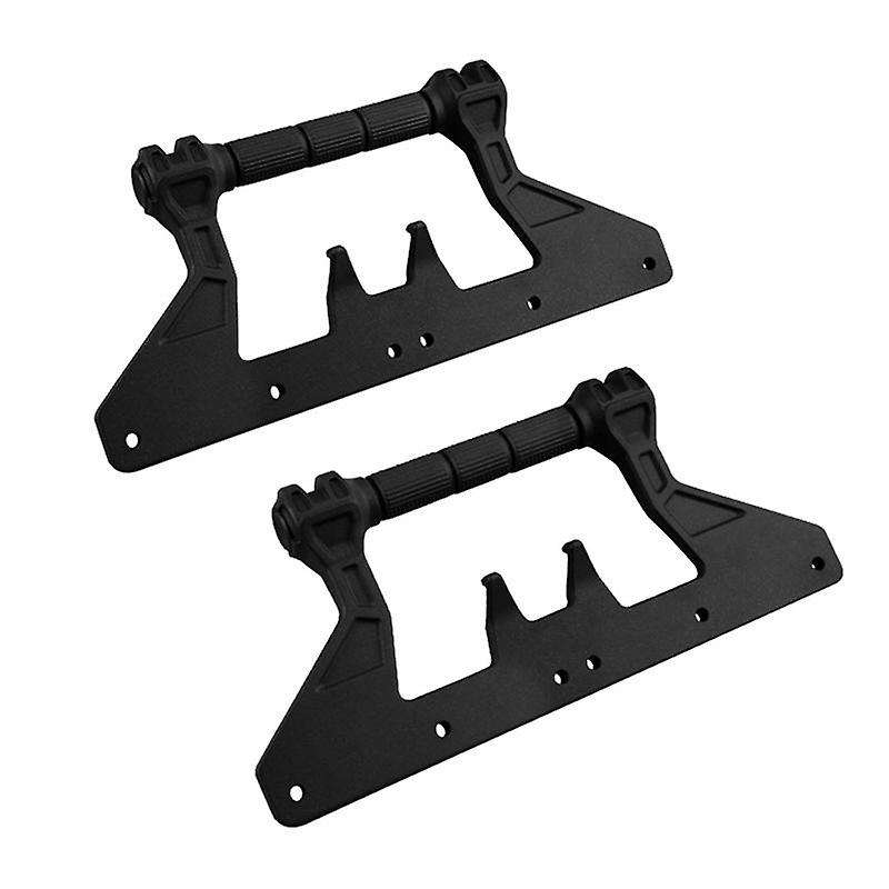 for 2018-2022 Wrangler JL JLU 2Pc Protection Bar Black Aluminum Alloy Roll Handle