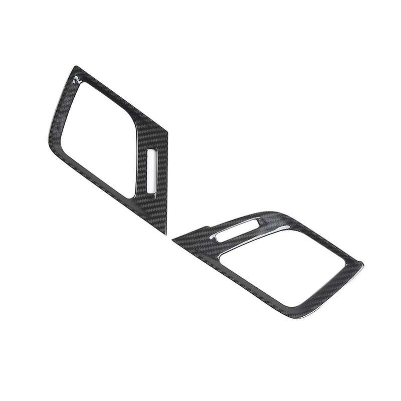 for 2019 2020 2021 2022 Real Carbon Fiber Car Dash Side Air Outlet Frame Cover Trim Accessories