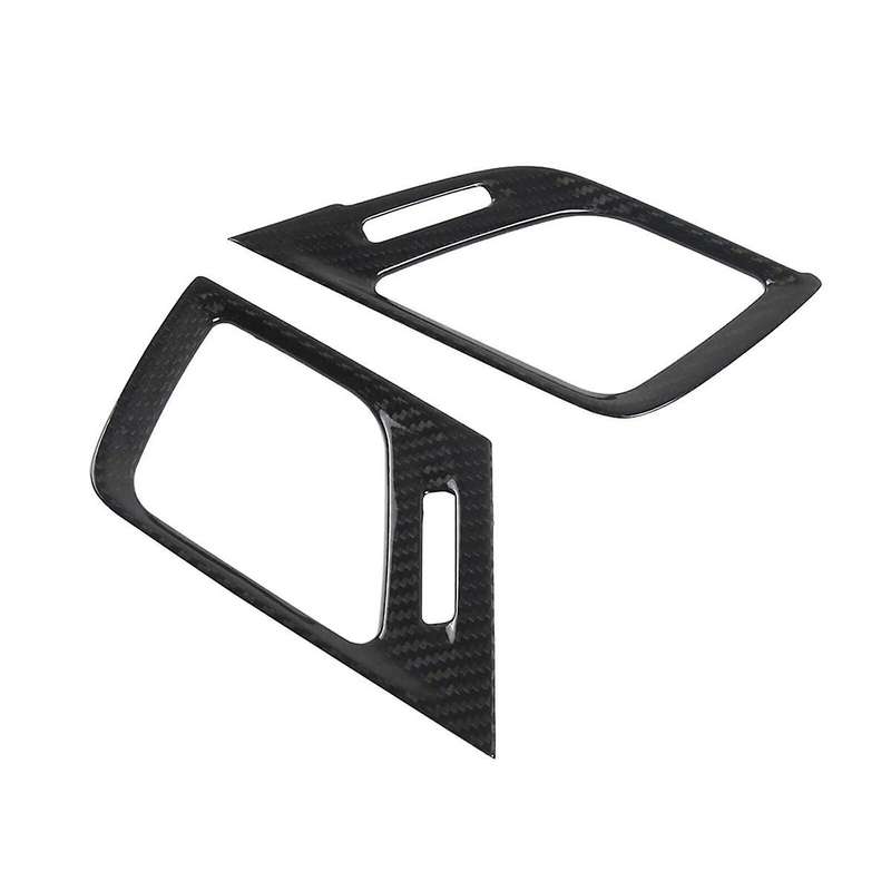 for 2019 2020 2021 2022 Real Carbon Fiber Car Dash Side Air Outlet Frame Cover Trim Accessories