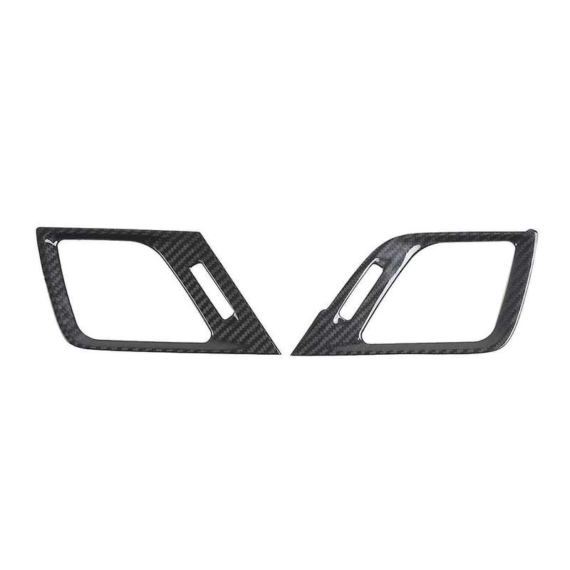 for 2019 2020 2021 2022 Real Carbon Fiber Car Dash Side Air Outlet Frame Cover Trim Accessories