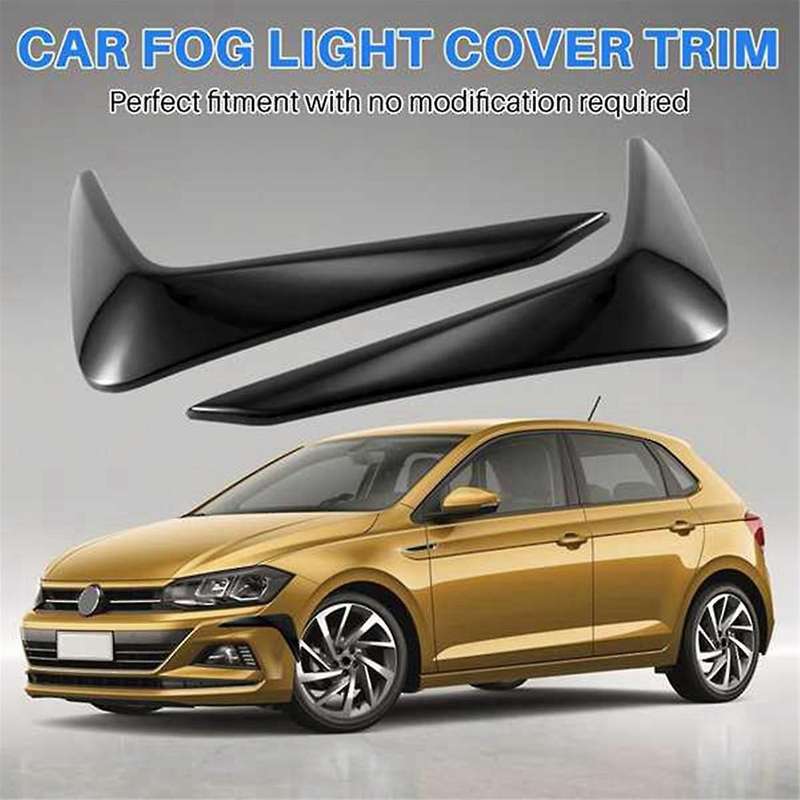 for 2019 2020 2021 Front Bumper Fog Light Eyebrows Spoiler Decorative Trim