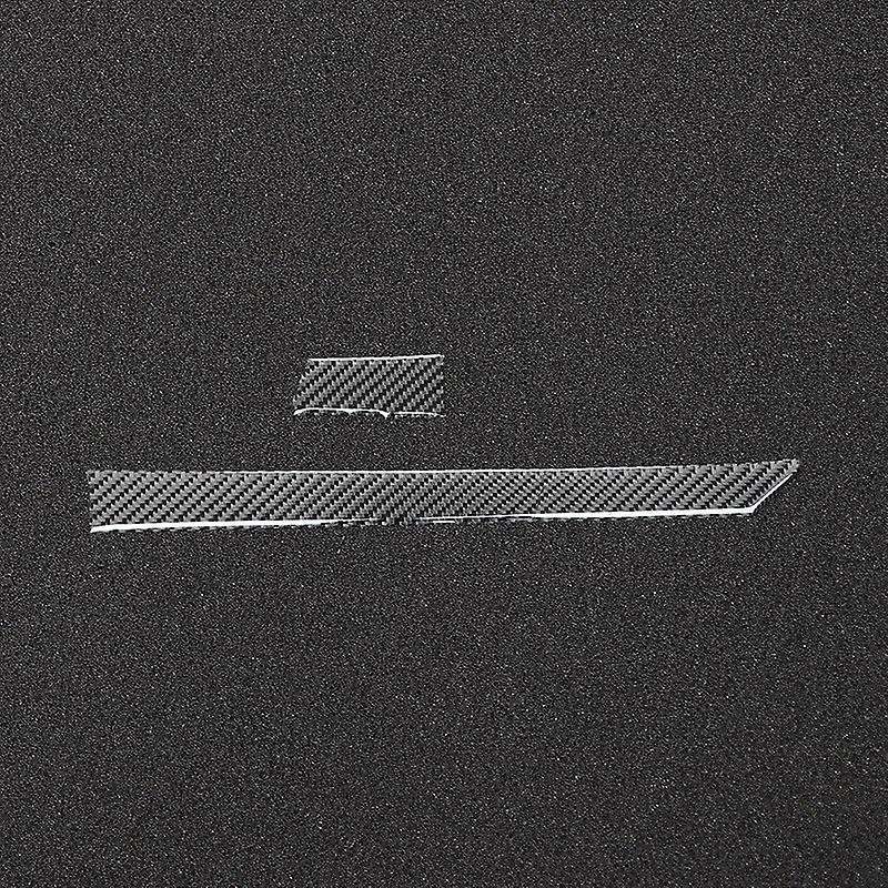 for 2019 2020 2021 Real Carbon Fiber Central Console Dashboard Trim Cover Stickers Decoration Kit