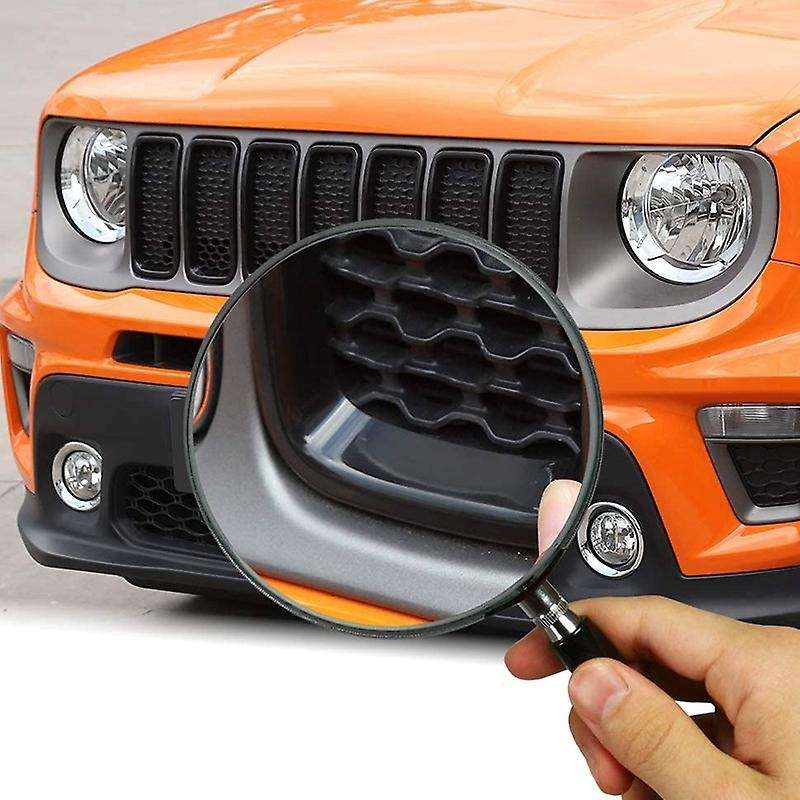 for 2019 2020 Front Grille Inserts Headlight Bezels Covers Kit, ABS Black 9 Pcs