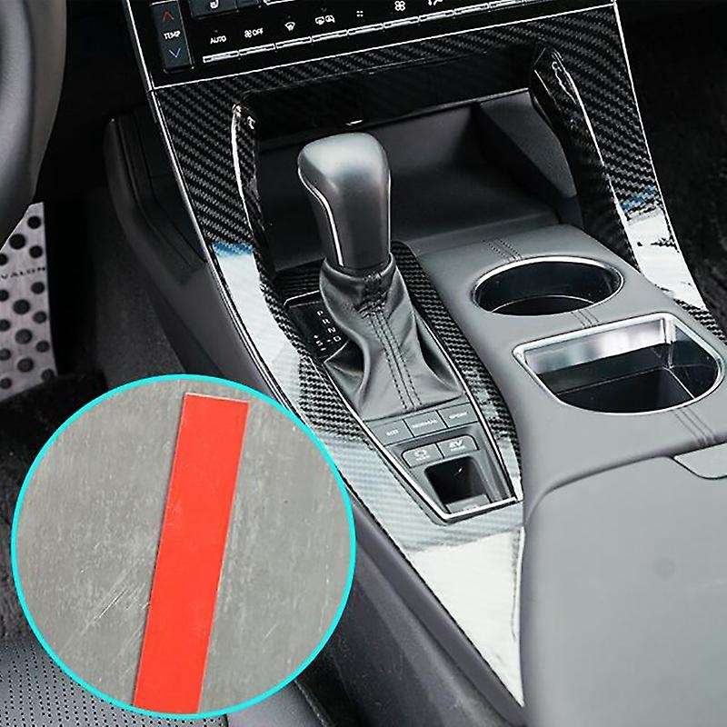 for 2019 2020 Car Carbon Fiber Central Control Gear Shift Cover Trim Frame Decoration Accessories