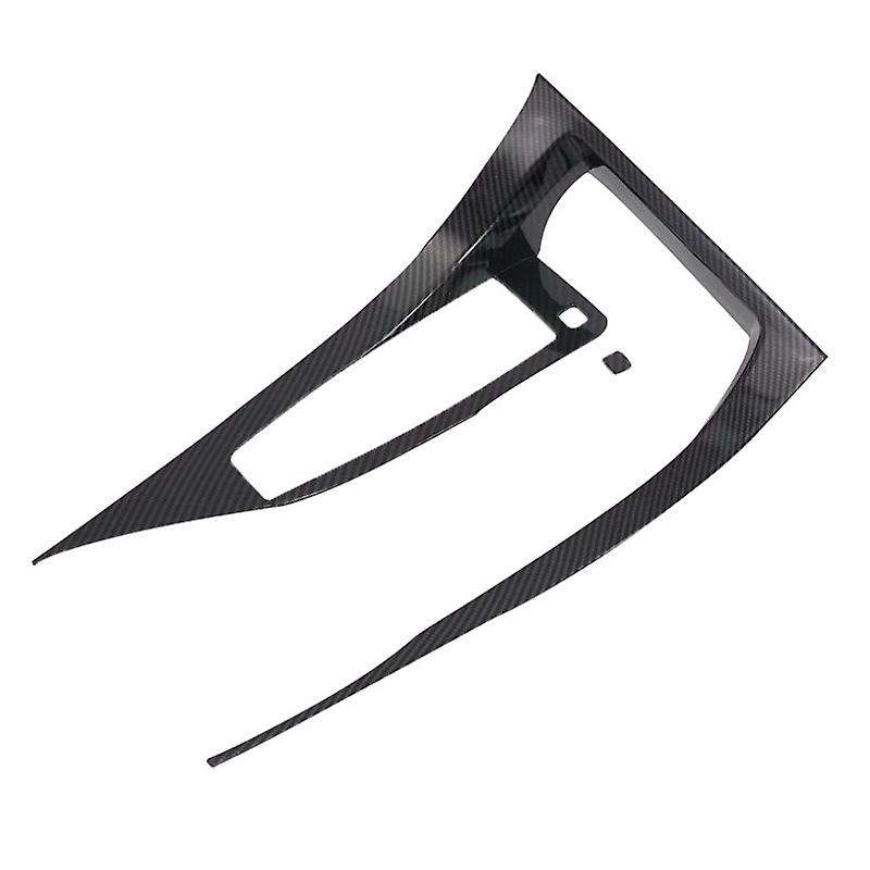 for 2019 2020 Car Carbon Fiber Central Control Gear Shift Cover Trim Frame Decoration Accessories