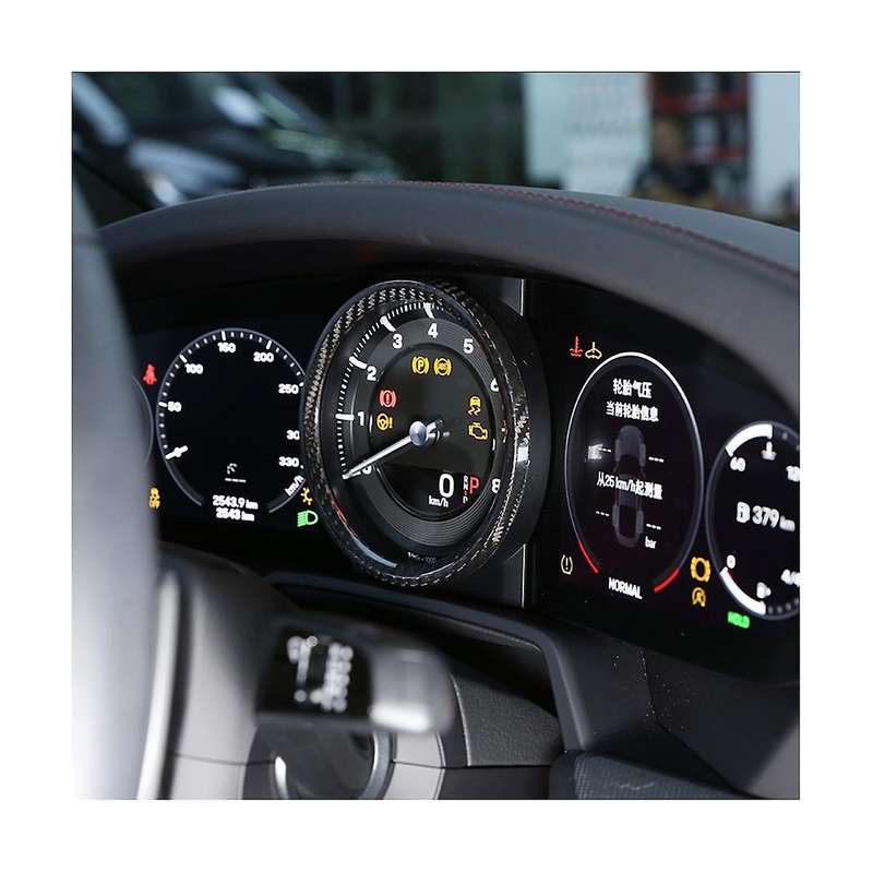 for 2019-2020 Dry Carbon Fiber Meter Display Screen Cover Dashboard Ring Tachometer Frame Accessorie