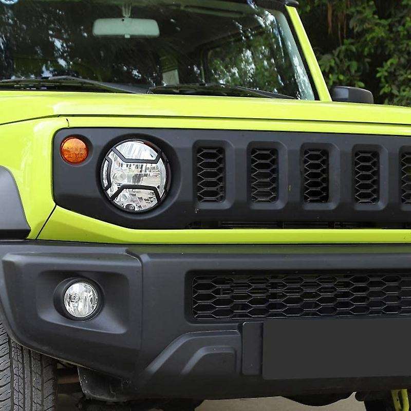 for 2019 2020 JB64 JB74 Car Front Headlight Lamp Decoration Cover Trim Car Accessories Black