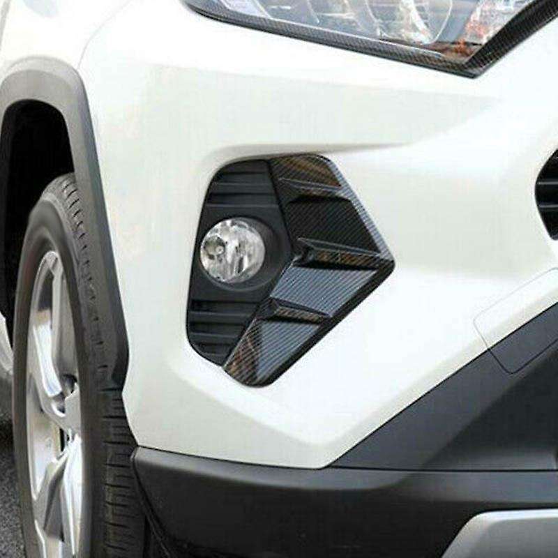 for 2019-2020 ABS Carbon Fiber Front Fog Light Lamp Frame Cover Trim