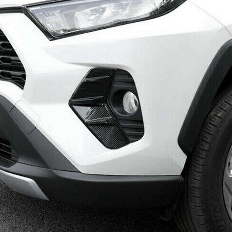 for 2019-2020 ABS Carbon Fiber Front Fog Light Lamp Frame Cover Trim