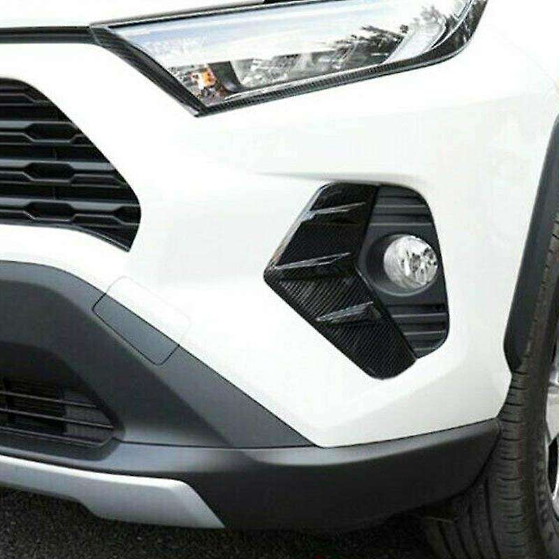 for 2019-2020 ABS Carbon Fiber Front Fog Light Lamp Frame Cover Trim