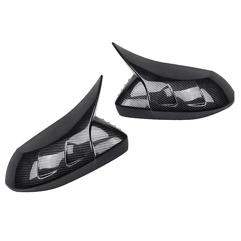 for 2019-2020 External Side Door Rear View Mirror Cover Molding Frame Trims Carbon Fiber Decoration