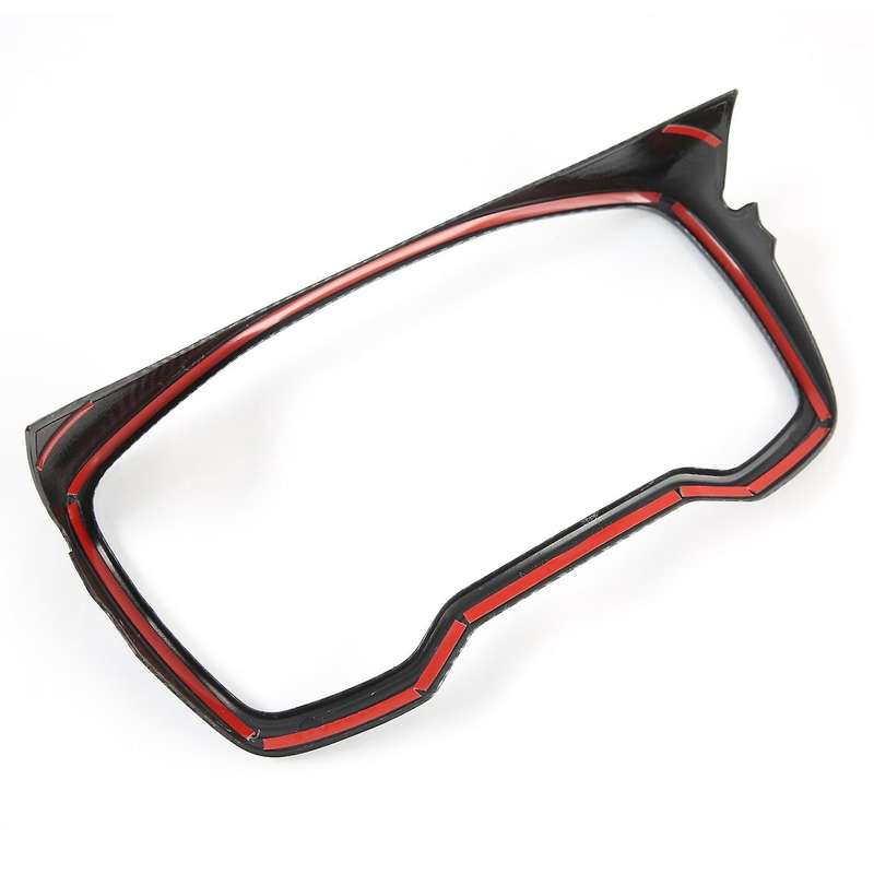 for 2019-2021 Carbon Fiber Car Instrument Panel Decorative Frame Cover Trim Accessories, Left