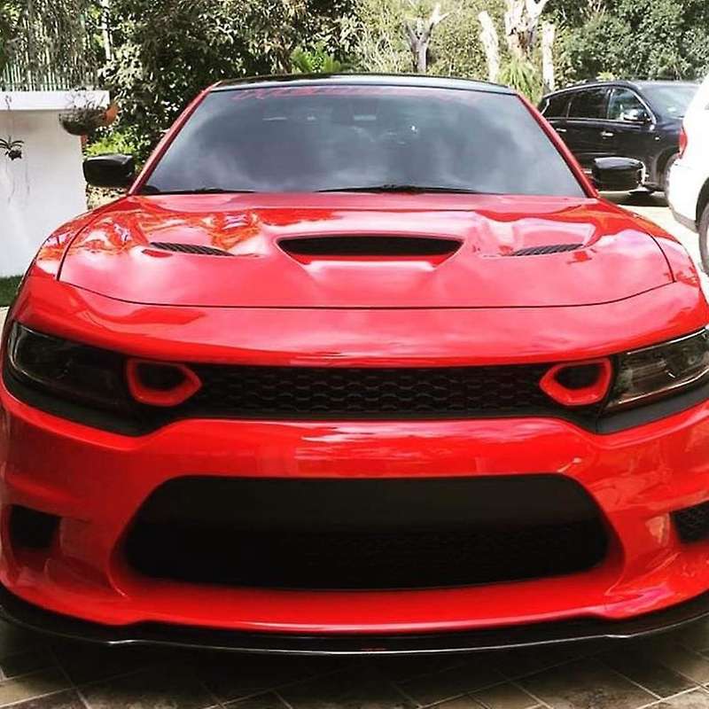 for 2019-2021 Charger PACK / -Air Grille Insert/Bezel Set 68417505AA 68417504AA Red