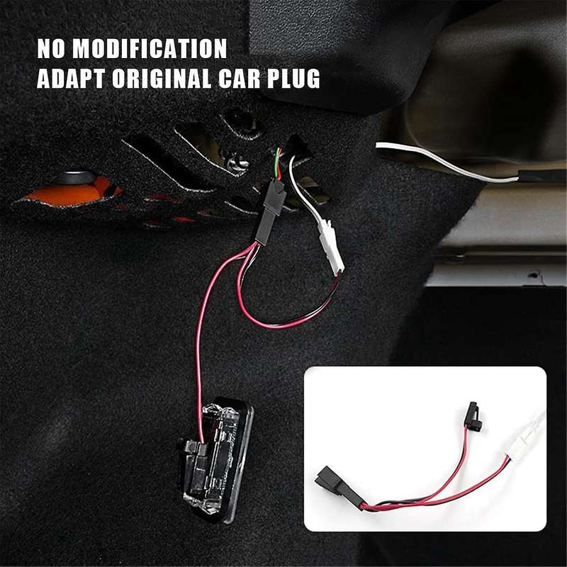for 2019-2021 Trunk LED Light Bars LED Strip Lighting Atmosphere Light Interior Accessories (White)
