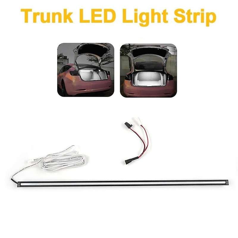 for 2019-2021 Trunk LED Light Bars LED Strip Lighting Atmosphere Light Interior Accessories (White)