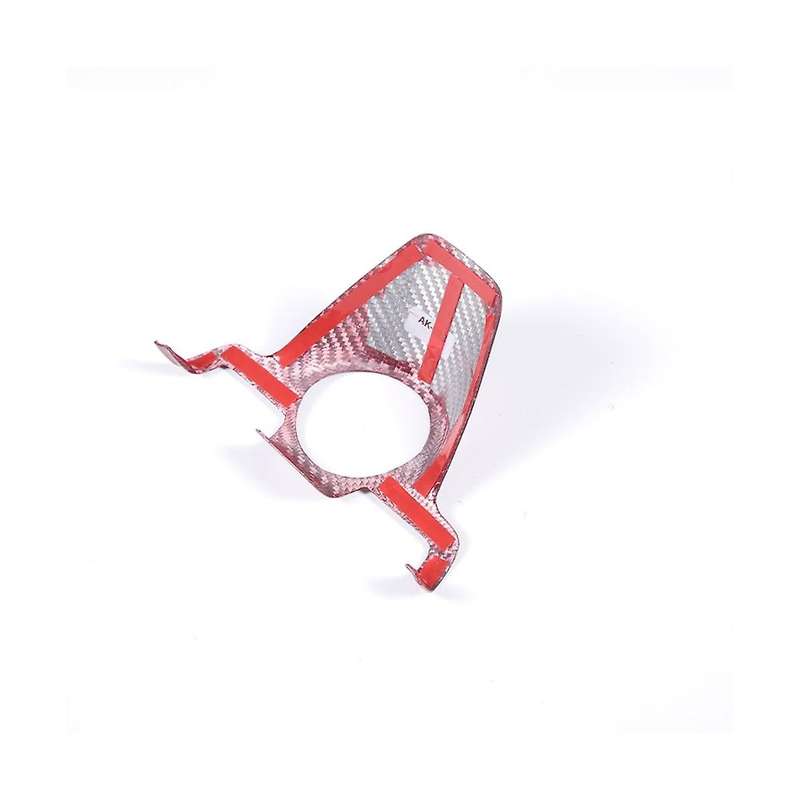 for 2019-2022 Dry Carbon Fiber Car Headlight Switch Decorative Frame Sticker Interior Accessories ,R