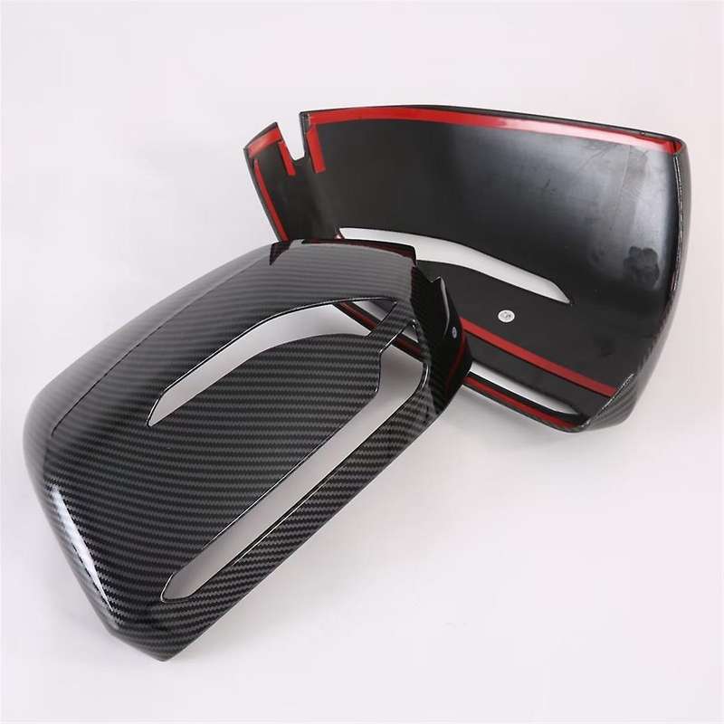 for 2019-2023 Car Rearview Mirror Cover Cap Side Door Mirror Cover Trim Accessories Abs Carbon Fiber