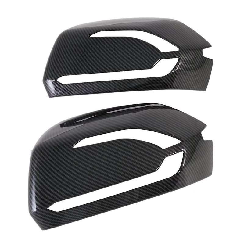 for 2019-2023 Car Rearview Mirror Cover Cap Side Door Mirror Cover Trim Accessories Abs Carbon Fiber
