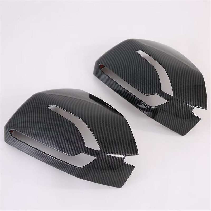 for 2019-2023 Car Rearview Mirror Cover Cap Side Door Mirror Cover Trim Accessories Abs Carbon Fiber