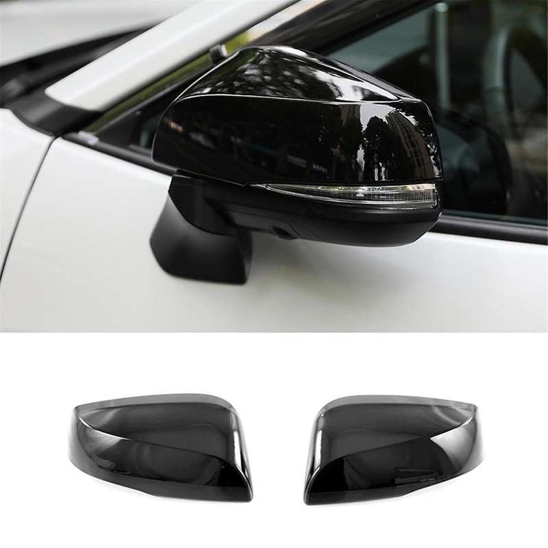 for 2019-2024 Exterior Side Rearview Mirror Cover Door Side Moulding Trim ,gloss Black