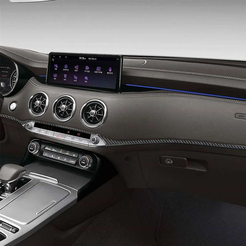 for 2019-2023 Dashboard Panel Decorative Strips Car Interior Decoration Center Control Trim Strip