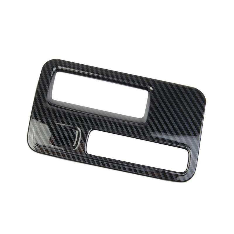 for 2019-2024 Car Headlight Switch Button Cover Panel Trim Interior Accessories Abs Carbon Fiber