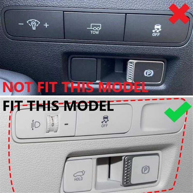 for 2019-2024 Car Headlight Switch Button Cover Panel Trim Interior Accessories Abs Carbon Fiber