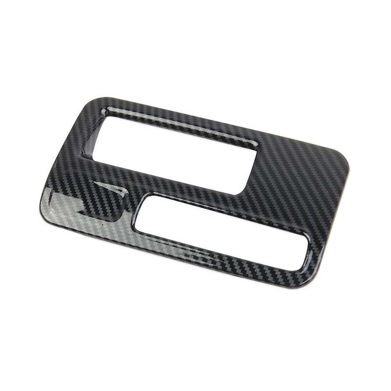 for 2019-2024 Car Headlight Switch Button Cover Panel Trim Interior Accessories Abs Carbon Fiber