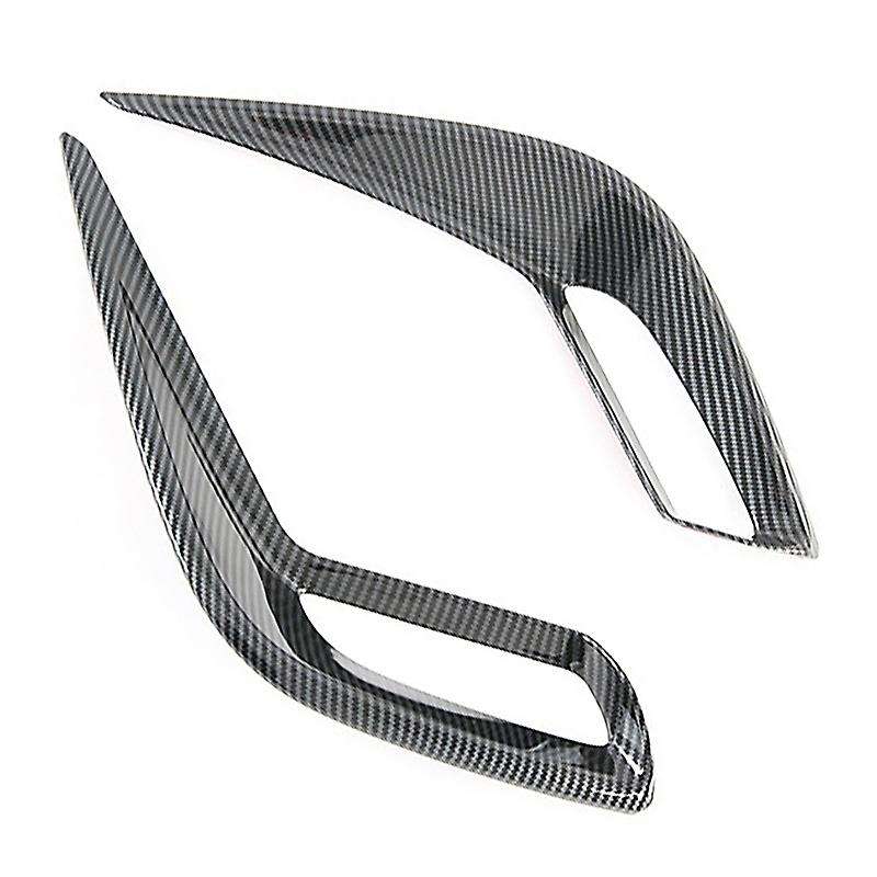 for 2020 2021 ABS Carbon Fiber Rear Fog Light Lamp Bezel Cover Trim Exterior Garnish