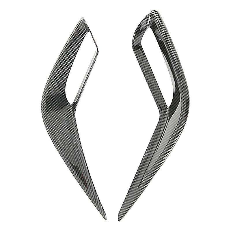 for 2020 2021 ABS Carbon Fiber Rear Fog Light Lamp Bezel Cover Trim Exterior Garnish