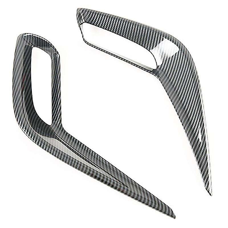 for 2020 2021 ABS Carbon Fiber Rear Fog Light Lamp Bezel Cover Trim Exterior Garnish