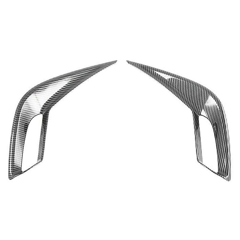 for 2020 2021 ABS Carbon Fiber Rear Fog Light Lamp Bezel Cover Trim Exterior Garnish