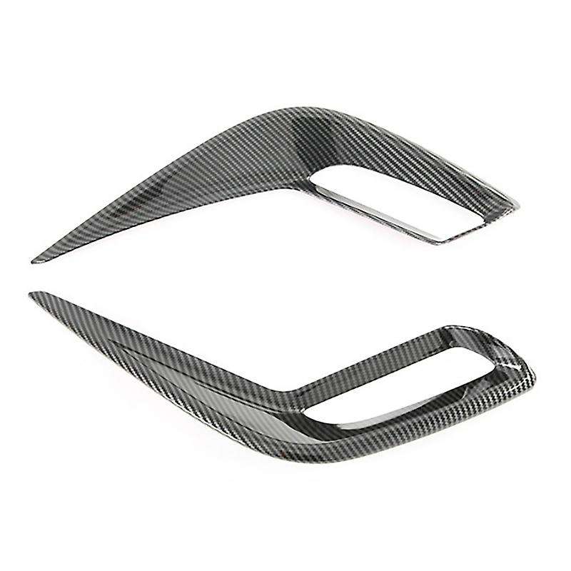 for 2020 2021 ABS Carbon Fiber Rear Fog Light Lamp Bezel Cover Trim Exterior Garnish