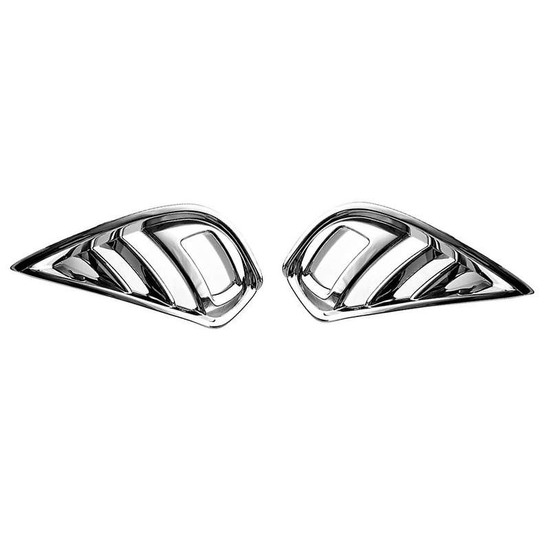 for 2020 2021 ABS Chrome Front Fog Light Lamp Cover Trim Foglight Bezel Decoration Frame