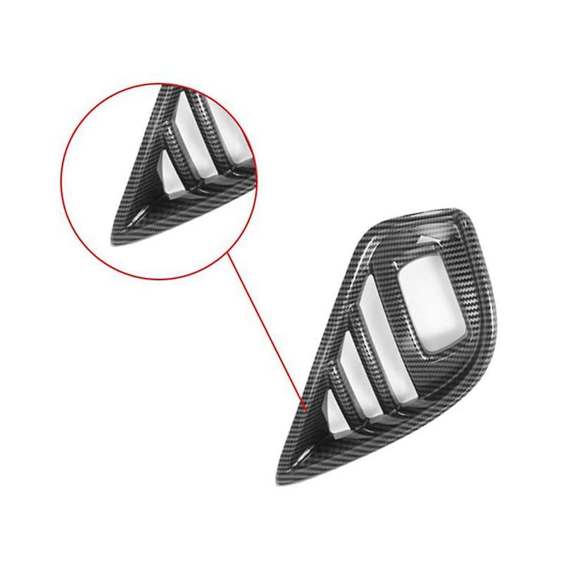 for 2020 2021 Car Abs Carbon Fiber Front Fog Light Lamp Cover Trim Foglight Bezel Decoration