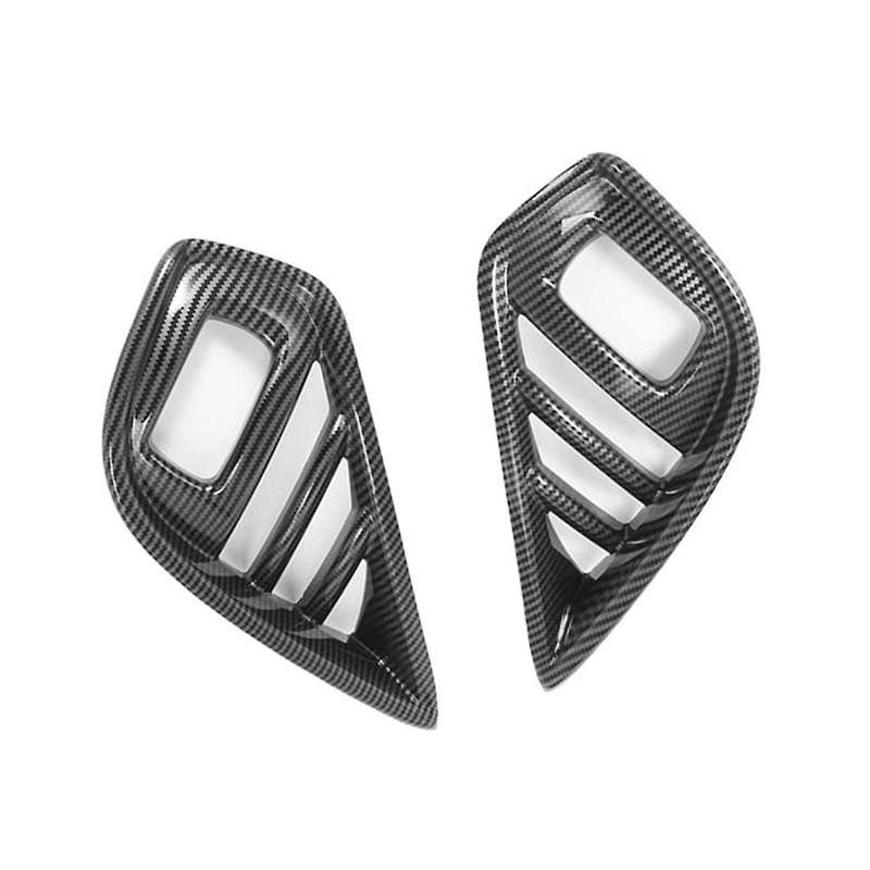 for 2020 2021 Car Abs Carbon Fiber Front Fog Light Lamp Cover Trim Foglight Bezel Decoration