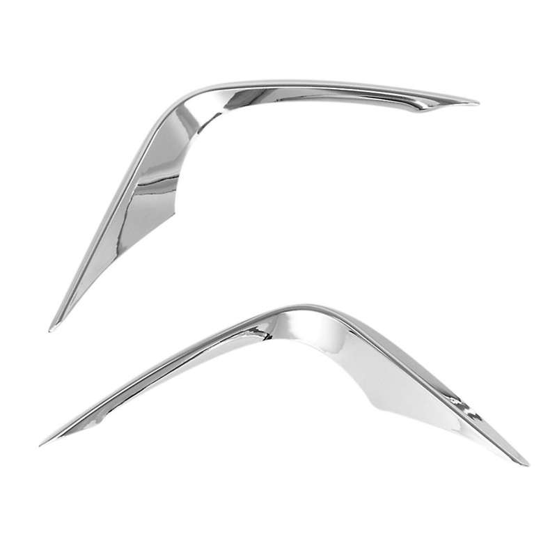 for 2020 2021 Chrome Front Fog Light Lamp Cover Trim Bumper Molding Garnish Eyebrow Eyelid