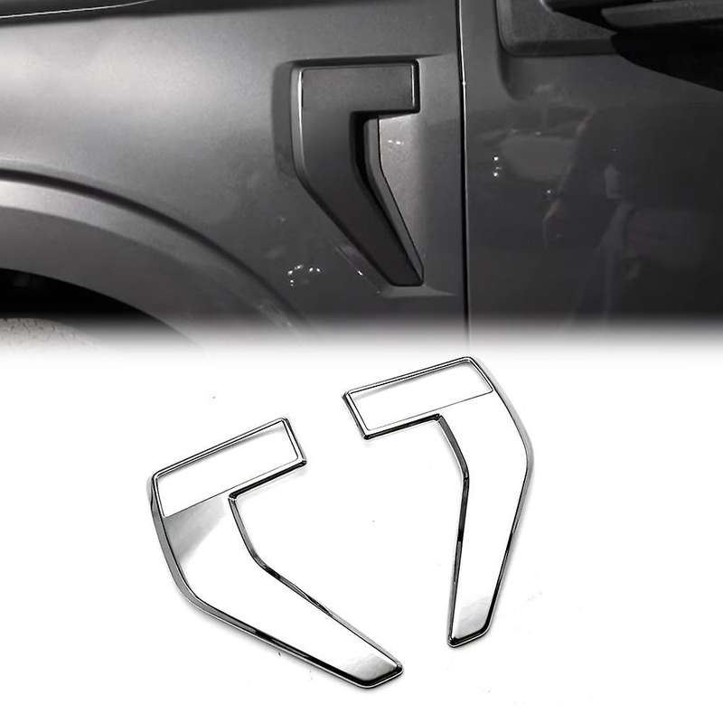 for 2020 2021 Chrome Side Air Outlet Grille Vent Trim Cover Auto Exterior Accessories