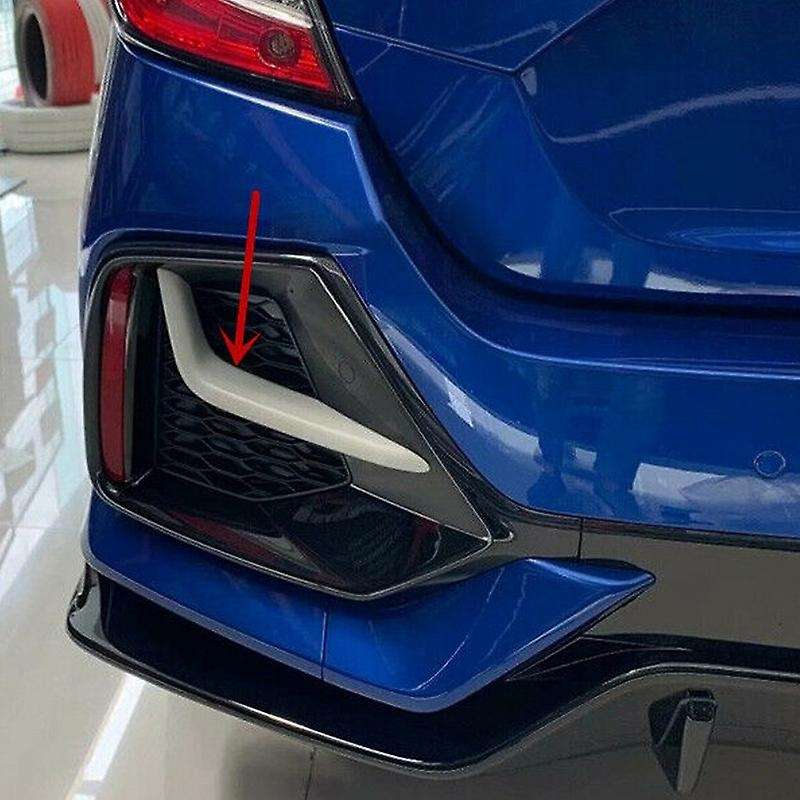 for 2020 2021 Front Bumper Lip Splitter Fog Light Trim Fog Lamp Eyebrow Strips Chrome