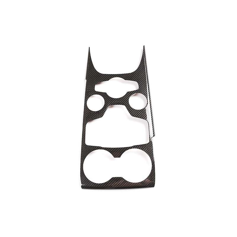 for 2020-2022 Dry Carbon Fiber Car Gear Panel Decoration Cover Trim Sticker Interior Accessories