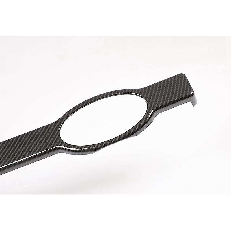 for 2020-2022 Car Front Grille Trim Rod,Logo Decoration Pole Carbon Fiber Pattern ABS